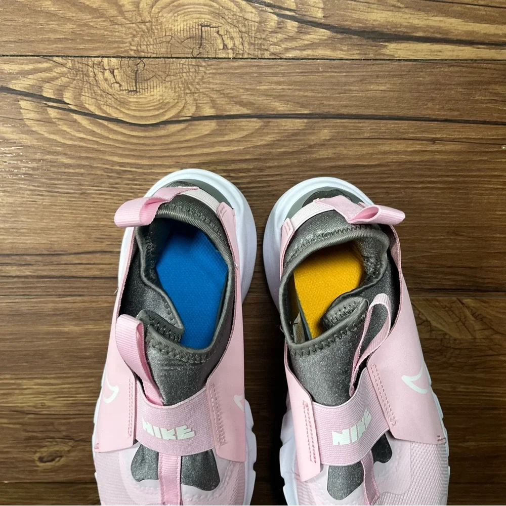 NIKE FLEX RUNNER 2 Pink Slip-On Athletic Sneakers Size 5.5Y Shoes‎